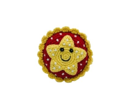 mince pie baby rattle